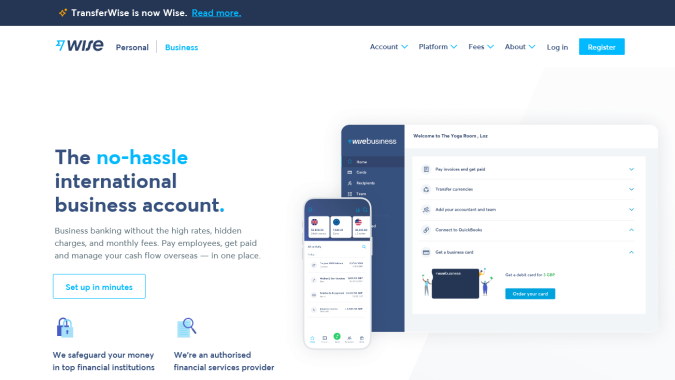 Wise (TransferWise) Business Bank Account