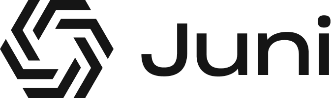 juni logo black