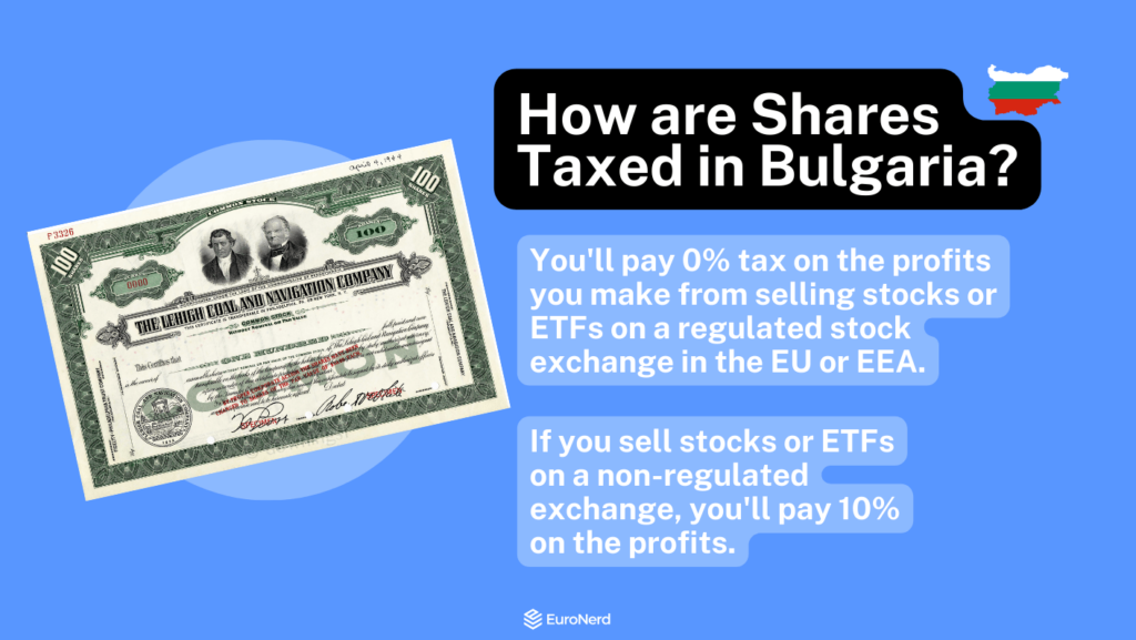 Bulgaria capital gains tax stocks
