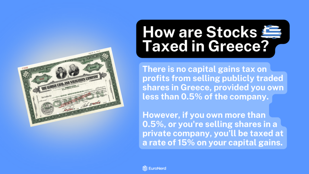greece capital gains tax stocks